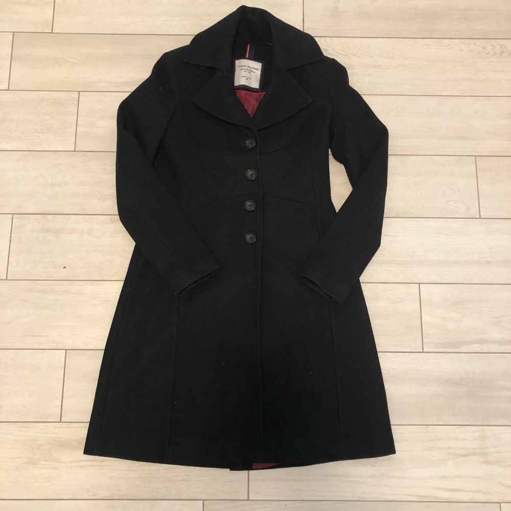 Tommy Hilfiger Black Trench Coat